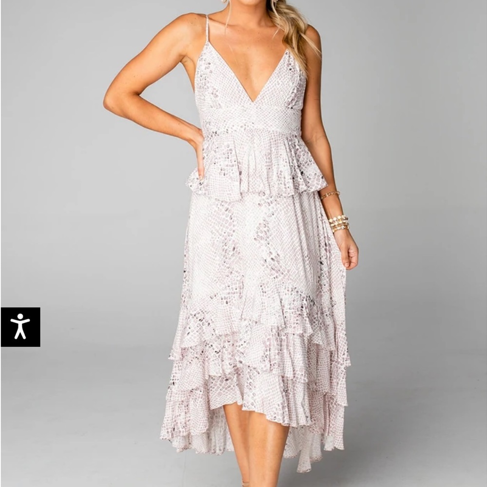 NWT Buddy Love Ruffled High Low Dress